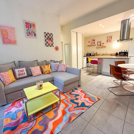 아파트 Lyon Funky Flat Piscine Et Parking